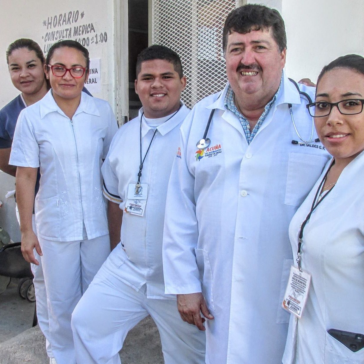 Grateful for all the support of Dr. Ricardo Valdes and staff with 2016 Acuña Medical Clinic.