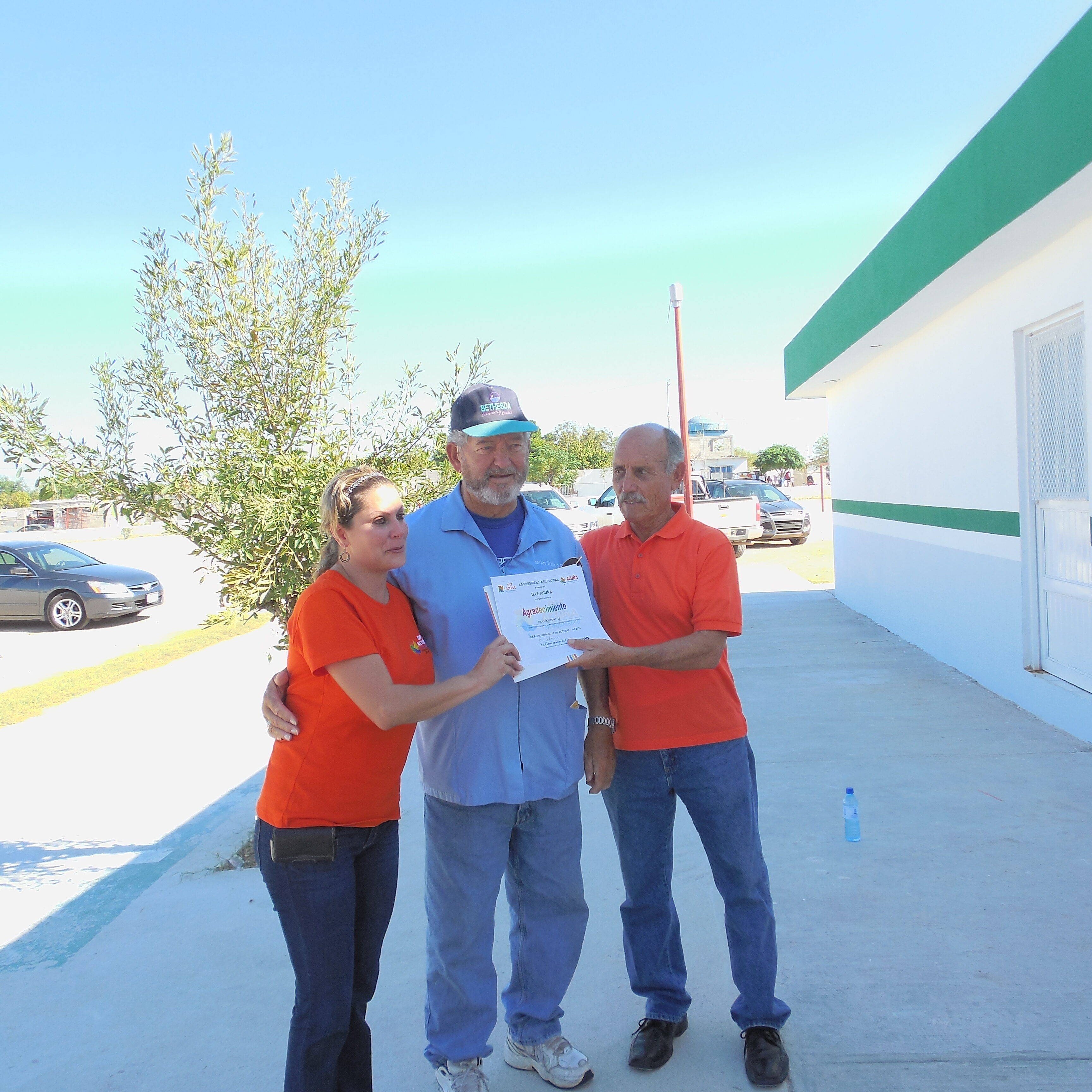 Esther, Charles and Professor