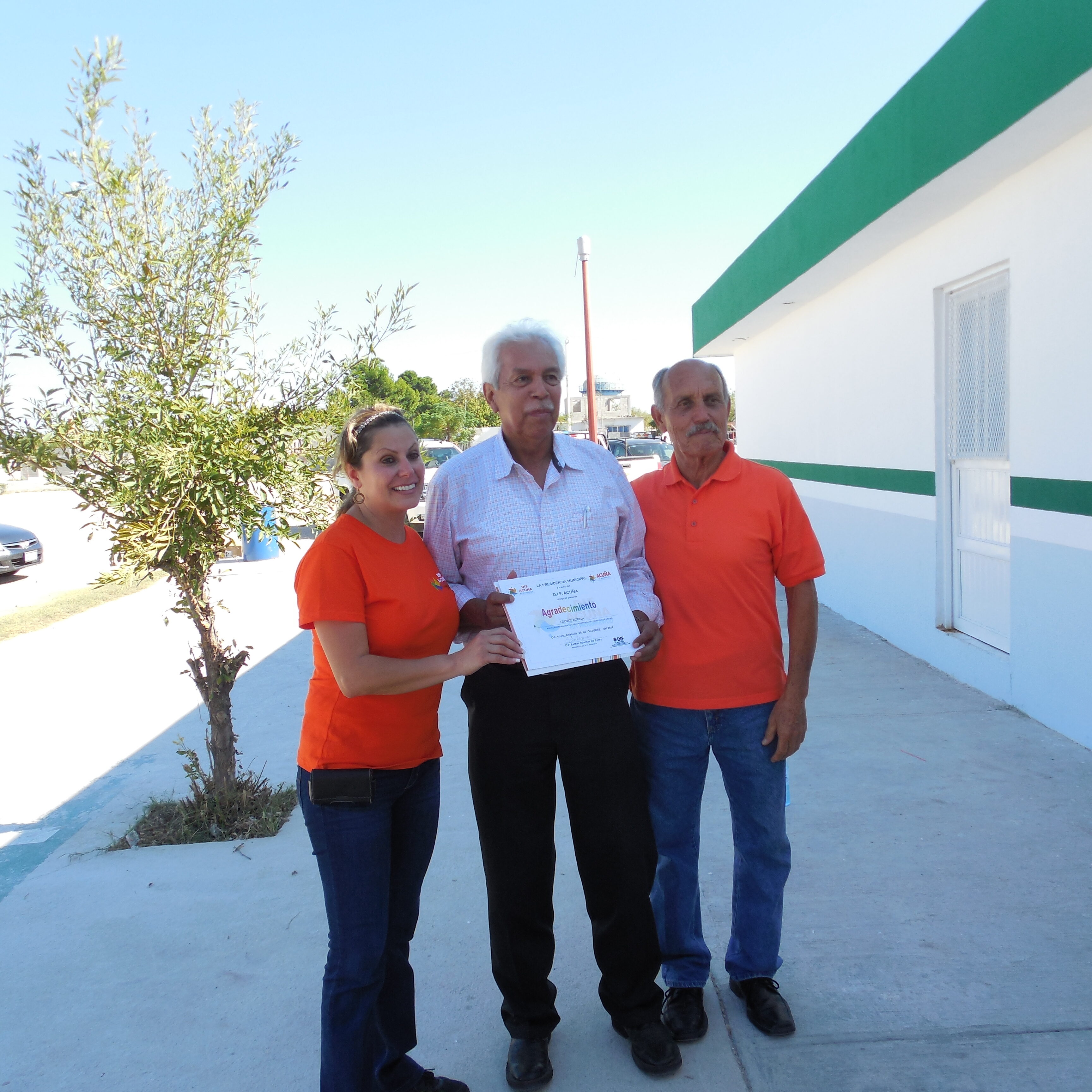 Esther, George and Professor